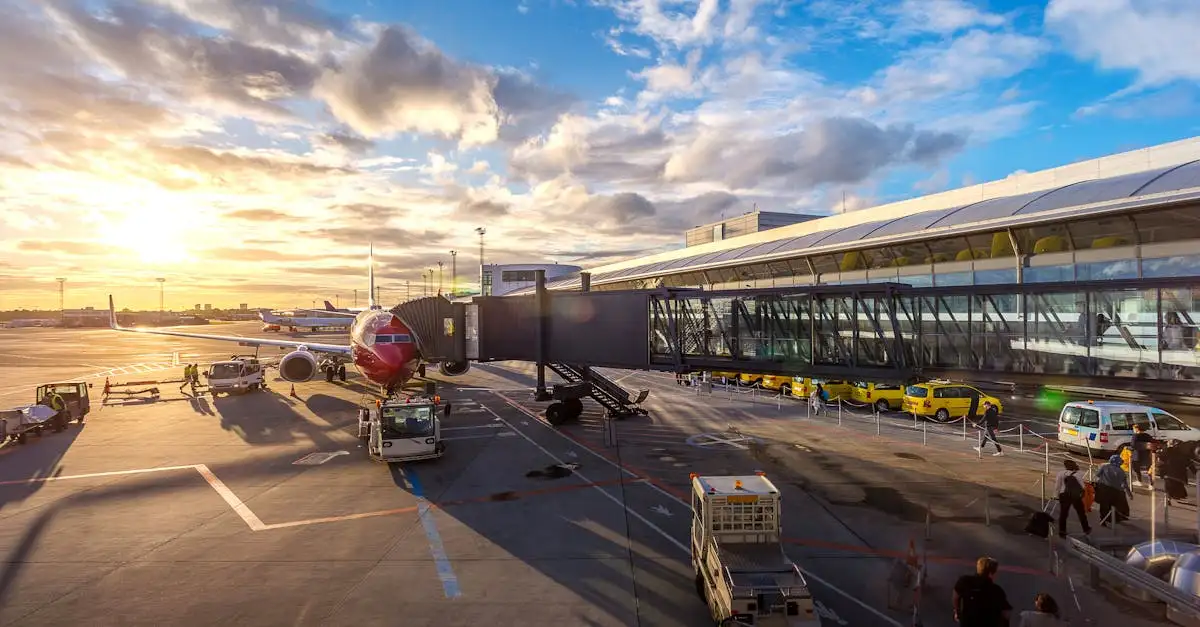 Does rotterdam have an international airport