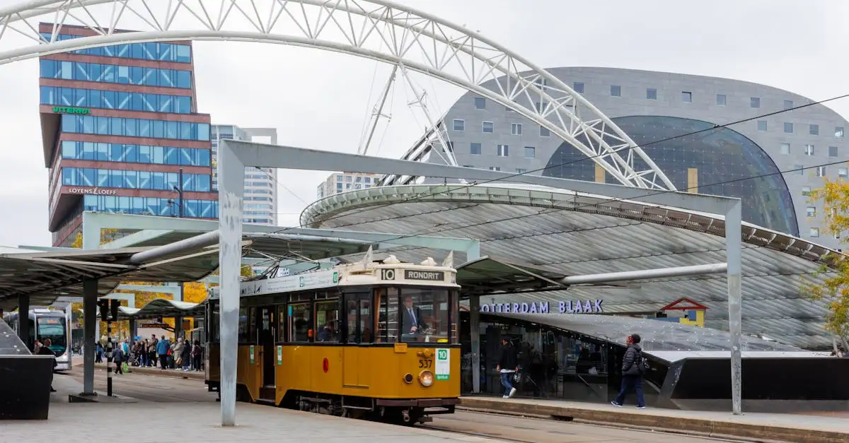 Welke trams stoppen bij Rotterdam Centraal? Overzicht.